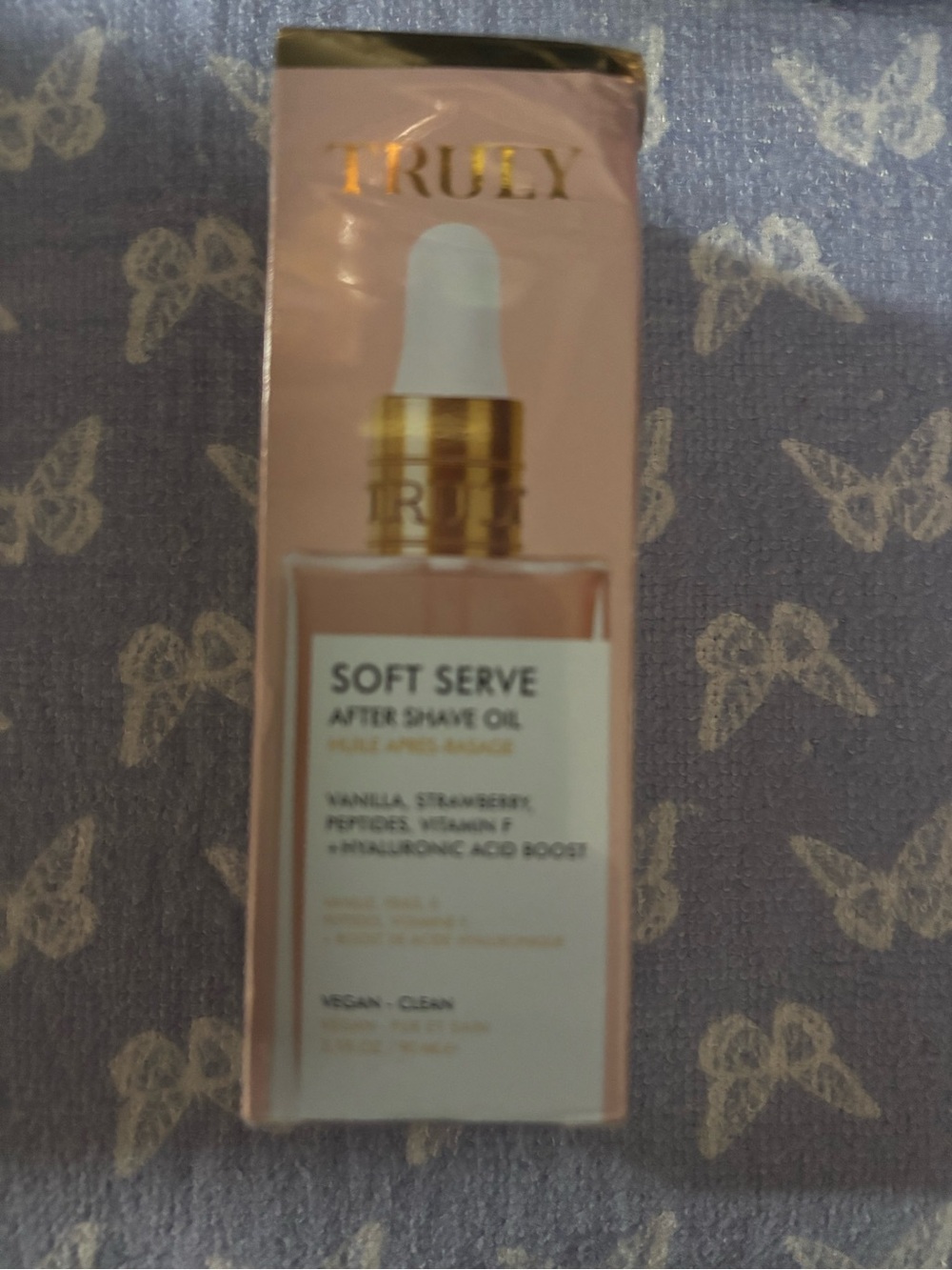 TRULY Soft Serve After Shave Oil – Pink and Gold